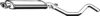 VAUXH 852854 Middle Silencer